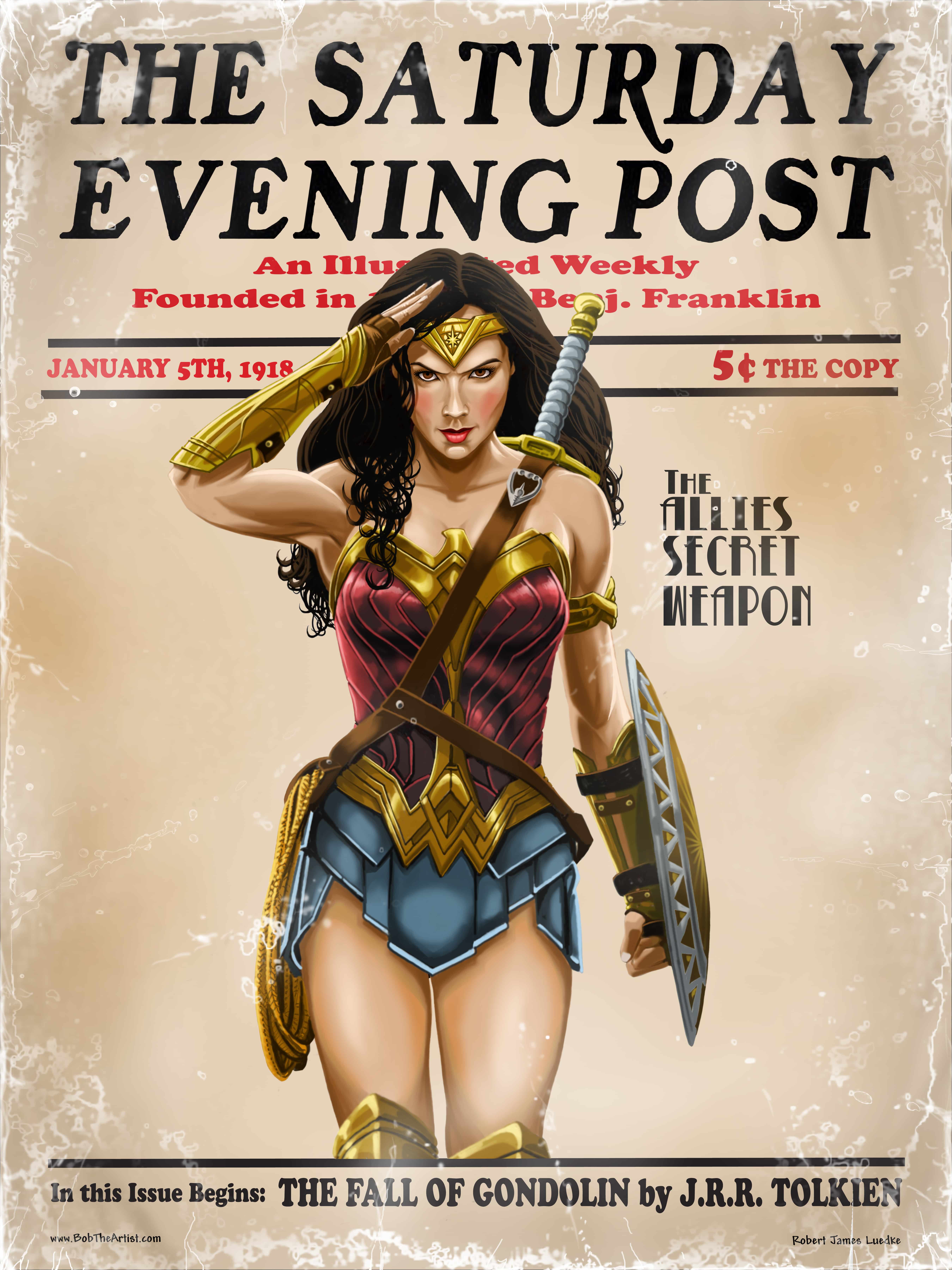 Wonder Woman Poster – Bob The Artist