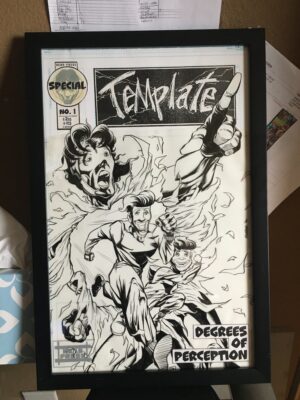 Template Special #1 Original Cover-art Framed
