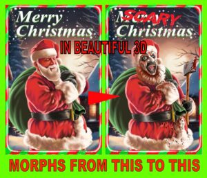 Scary Christmas Lenticular