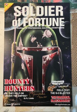 Signed Bobba-Fett print